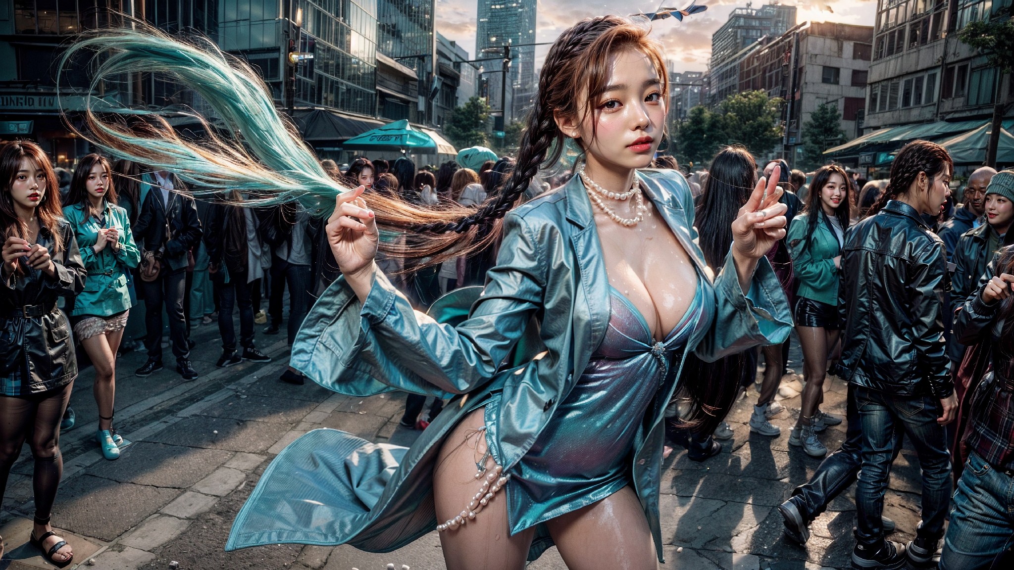 woman on city street1