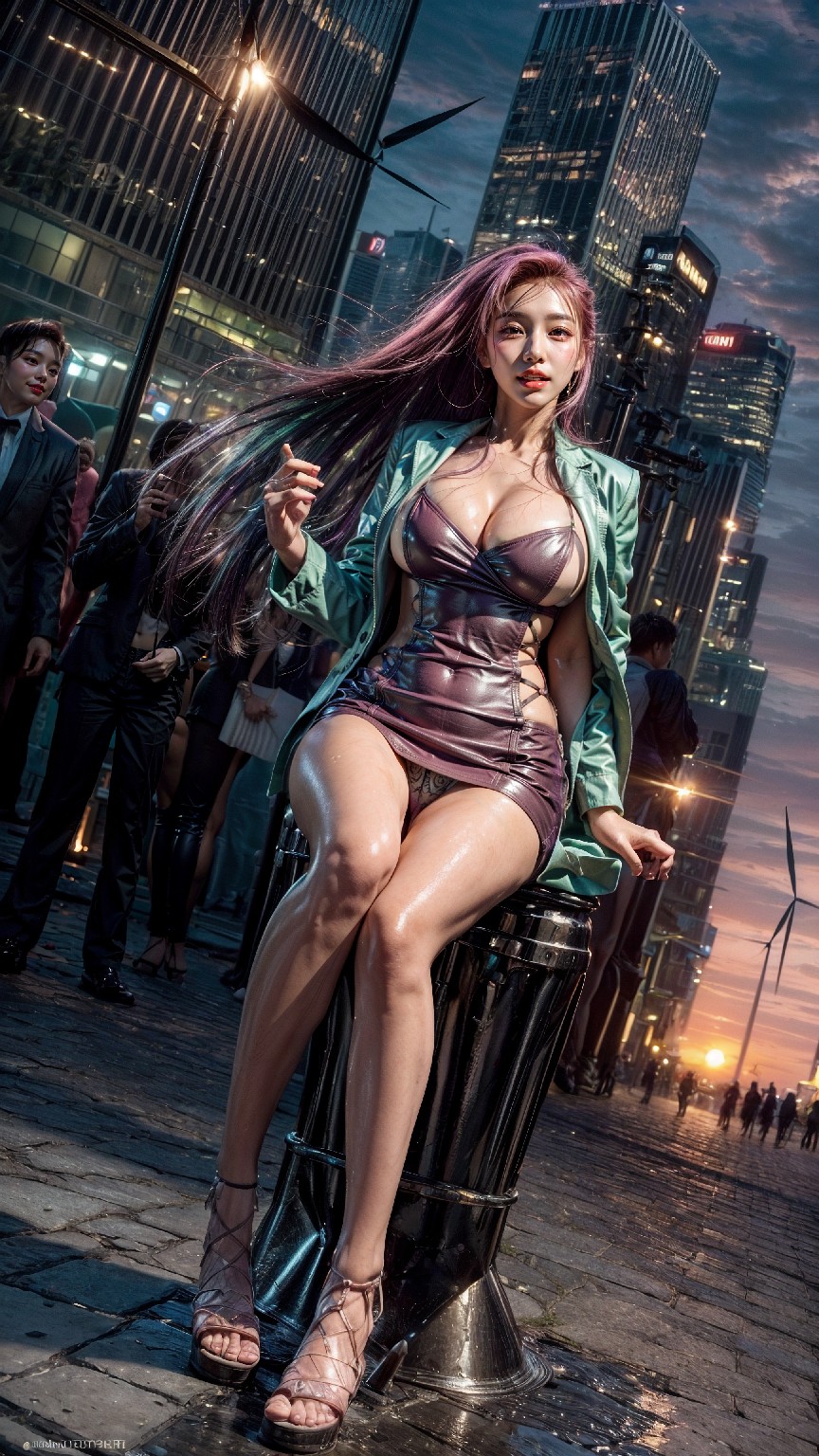woman on city street1