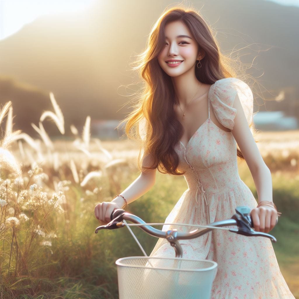 It was fun to ride my bike around the countryside early in the morning.