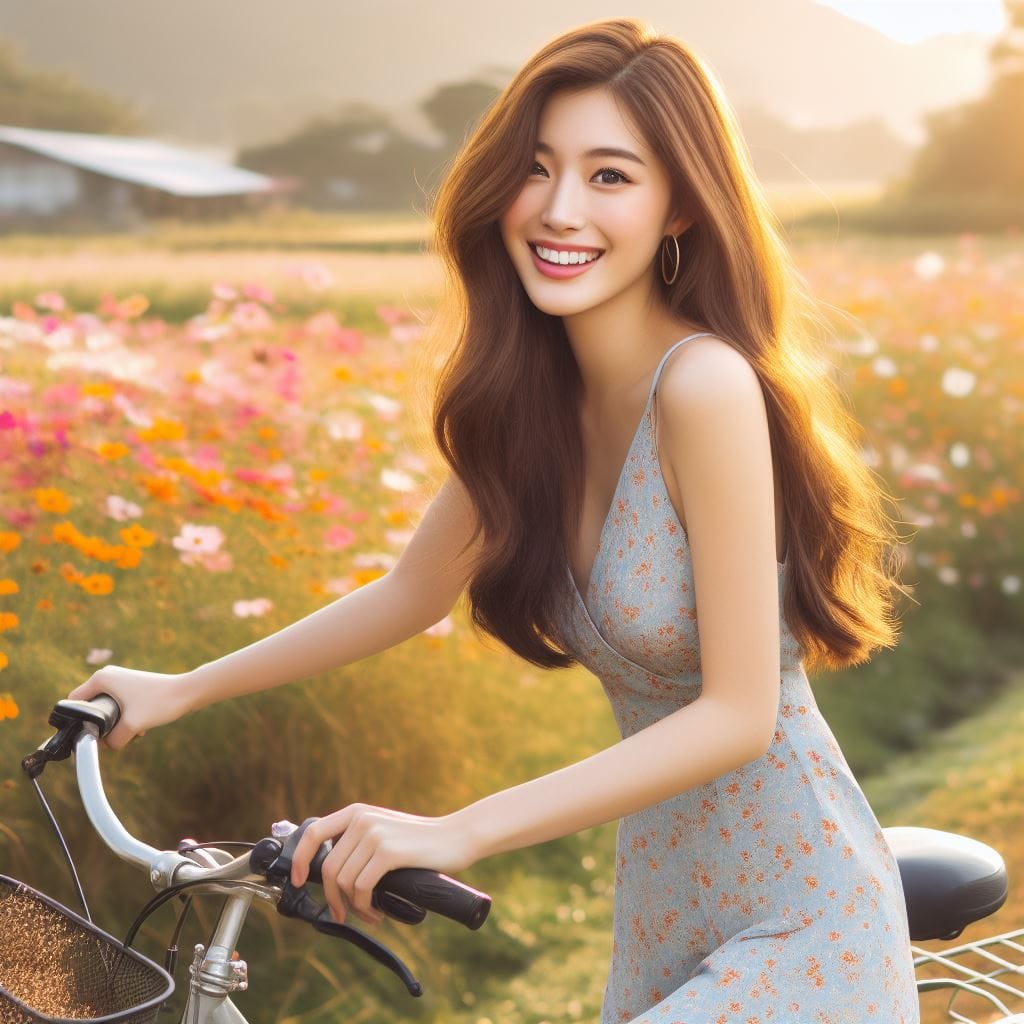 It was fun to ride my bike around the countryside early in the morning.