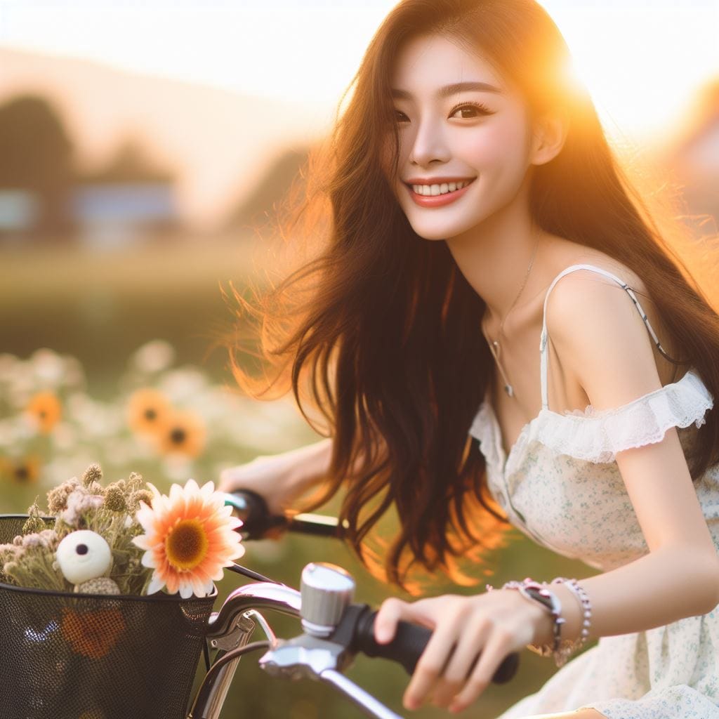 It was fun to ride my bike around the countryside early in the morning.