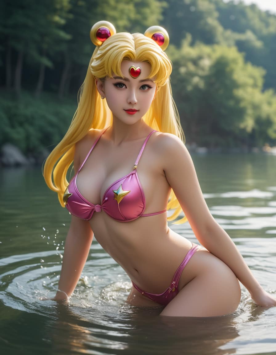 Beautiful Maiden Soldier - Moon Hare Swimsuit Collection