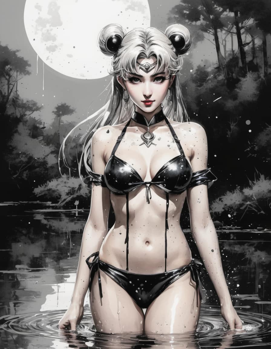 Beautiful Maiden Soldier - Moon Hare Swimsuit Collection