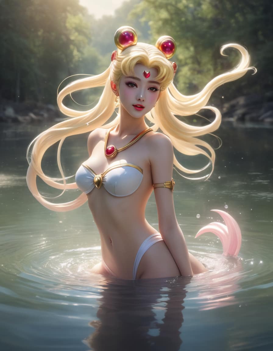 Beautiful Maiden Soldier - Moon Hare Swimsuit Collection
