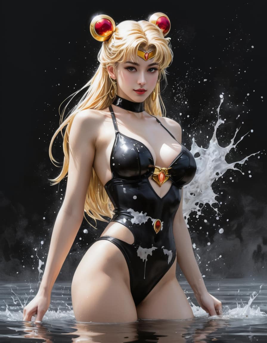 Beautiful Maiden Soldier - Moon Hare Swimsuit Collection