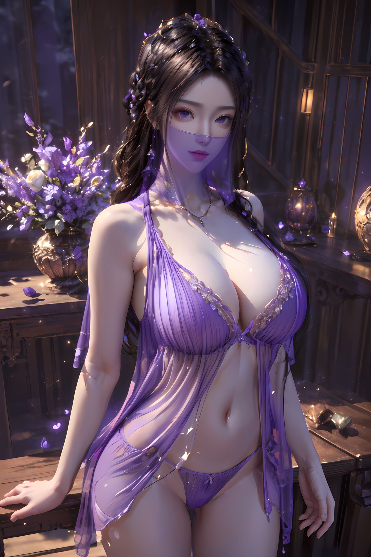 AI Drawing Legend of Mortal Cultivation - Purple Spirit