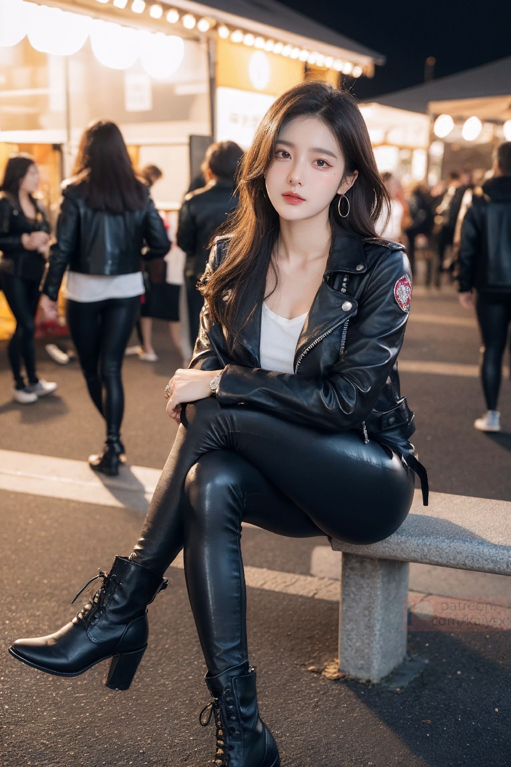 Leather jacket