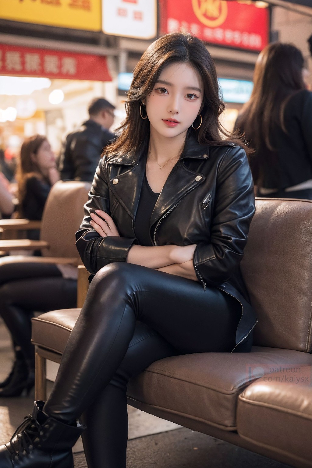 Leather jacket