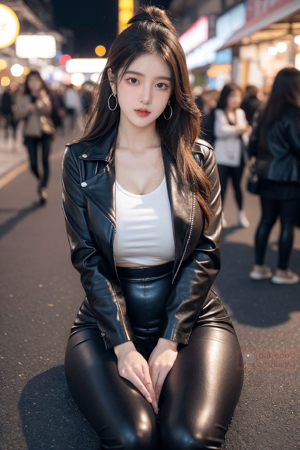 Leather jacket