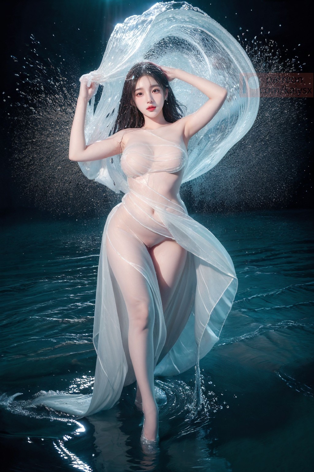girl in the water