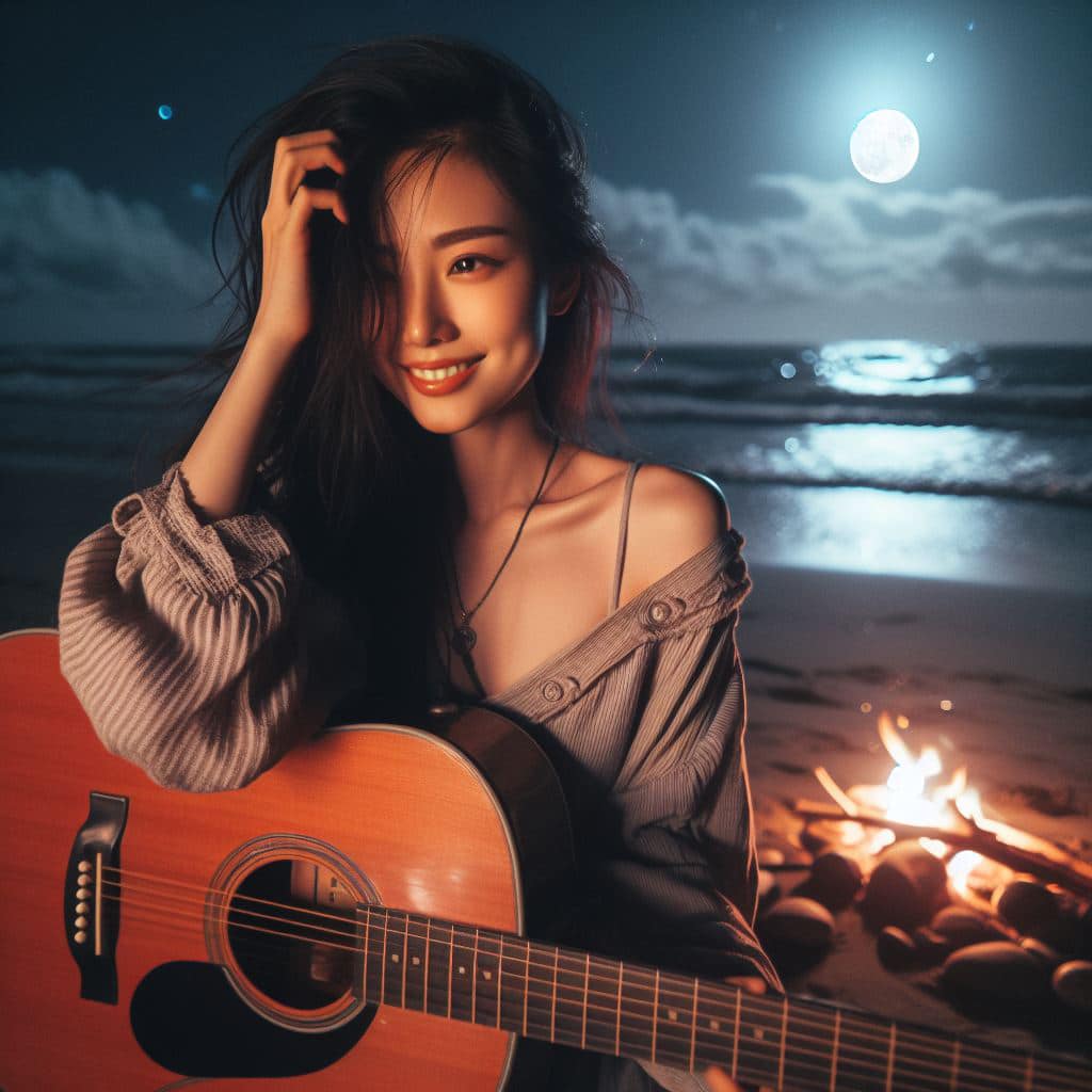 文青氣息的妹子