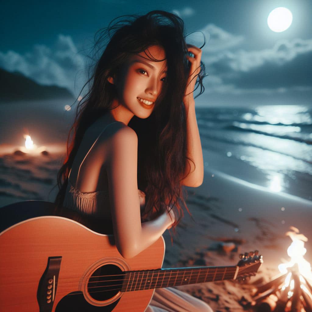 文青氣息的妹子