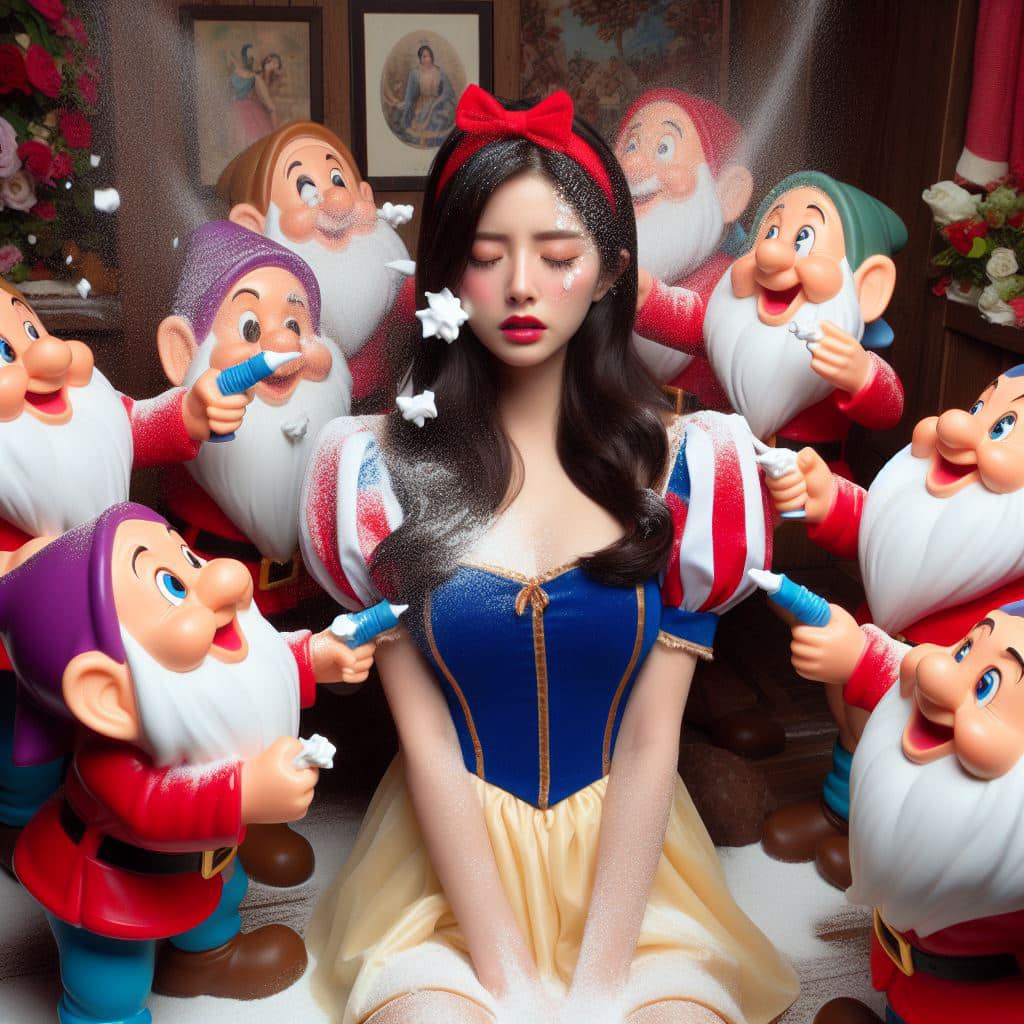 慘被欺淩的白雪公主