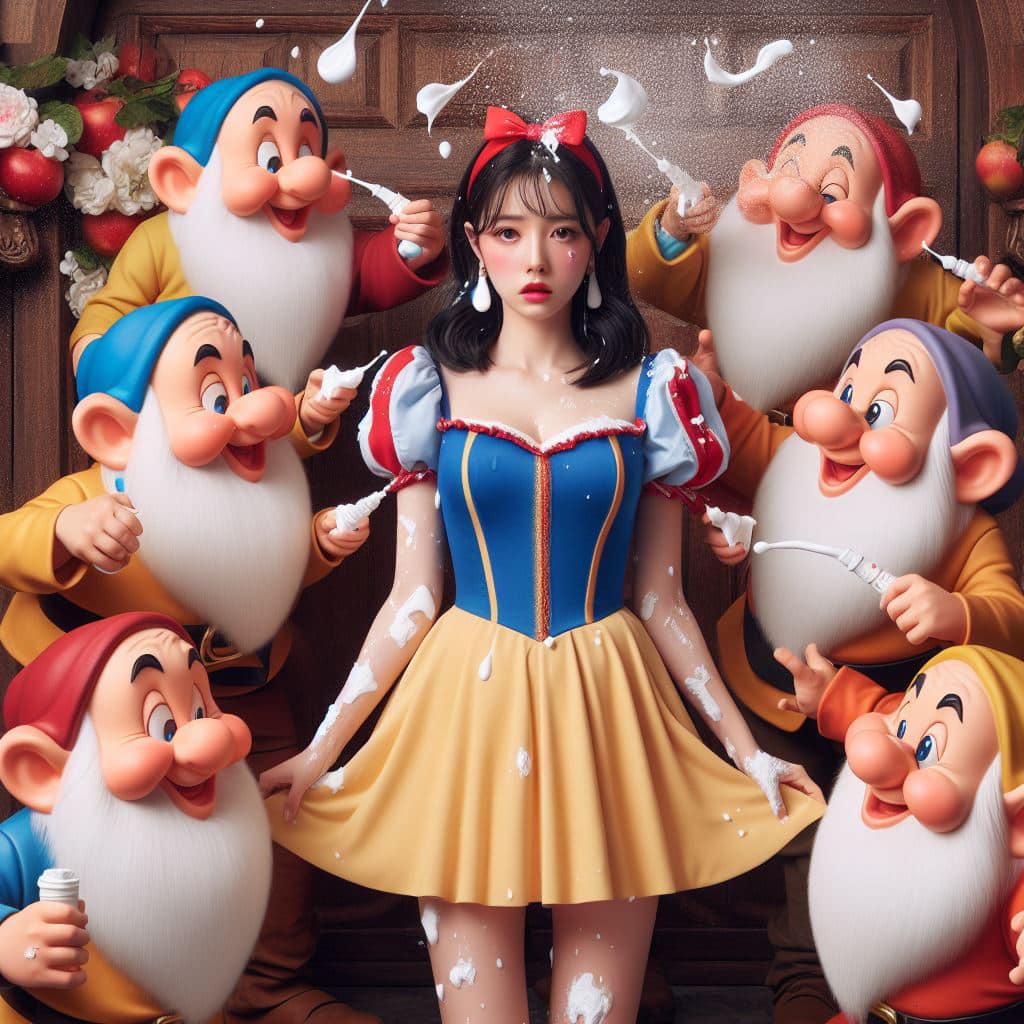 慘被欺淩的白雪公主