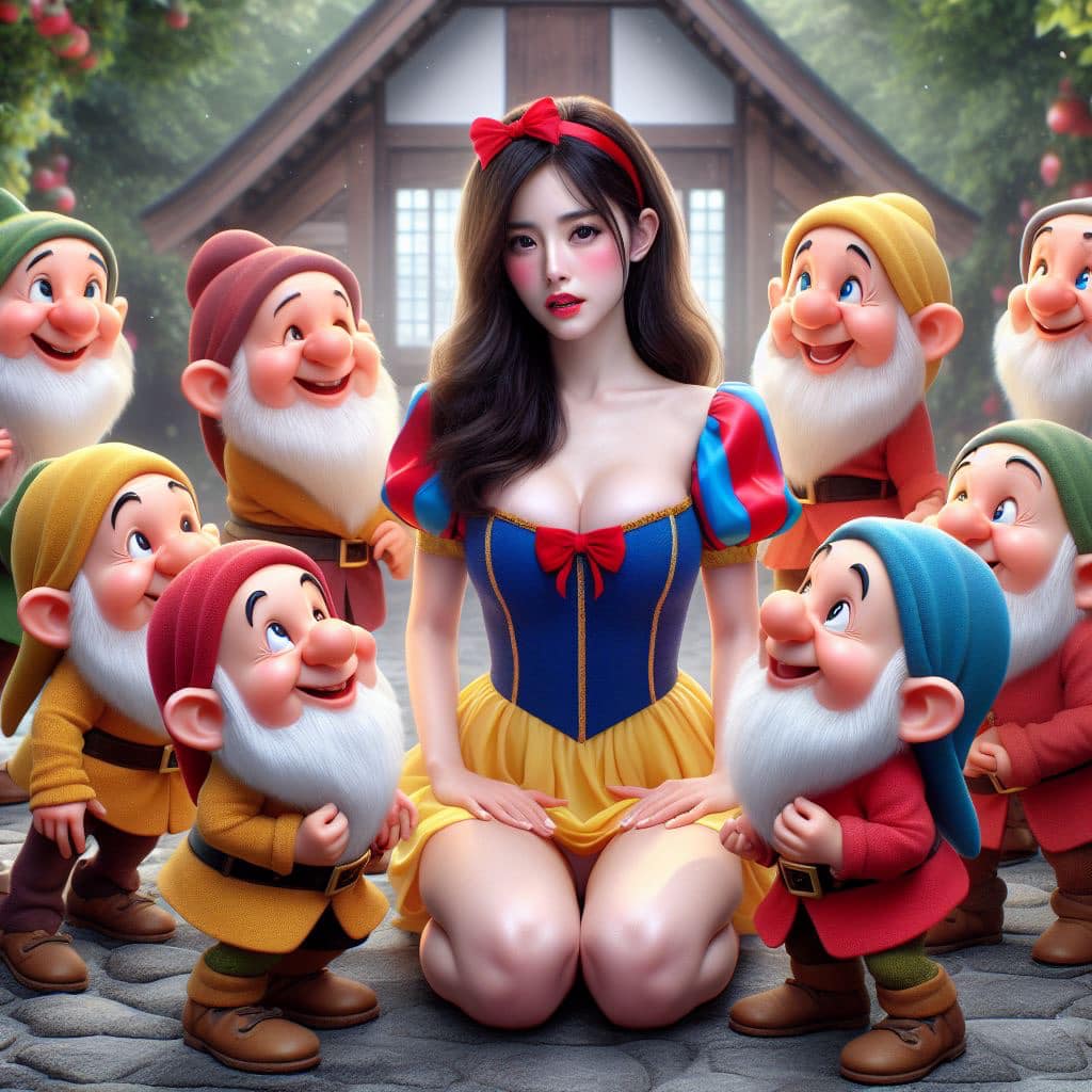 慘被欺淩的白雪公主