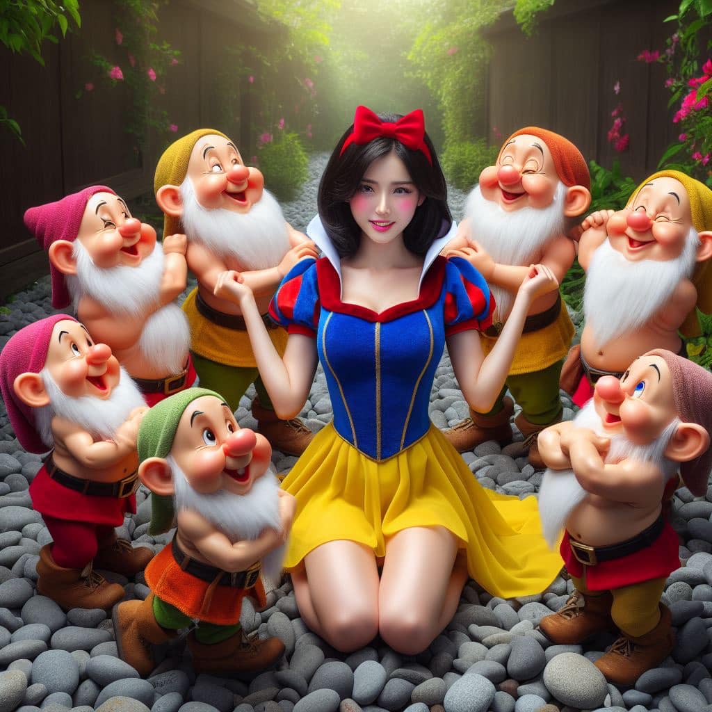 慘被欺淩的白雪公主
