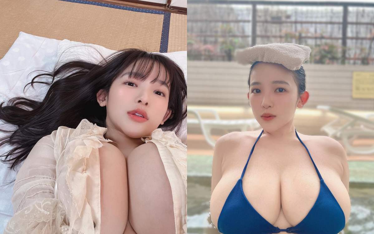 筋骨超軟Ｑ！木瓜奶女王「天木純」床上一字馬曬蜜臀！「超巨Ｉ乳」也大放送