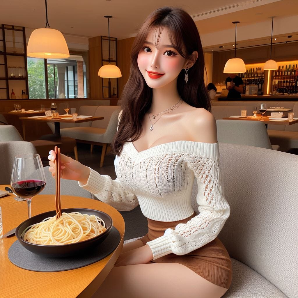 妹子放假享受一下吃美食