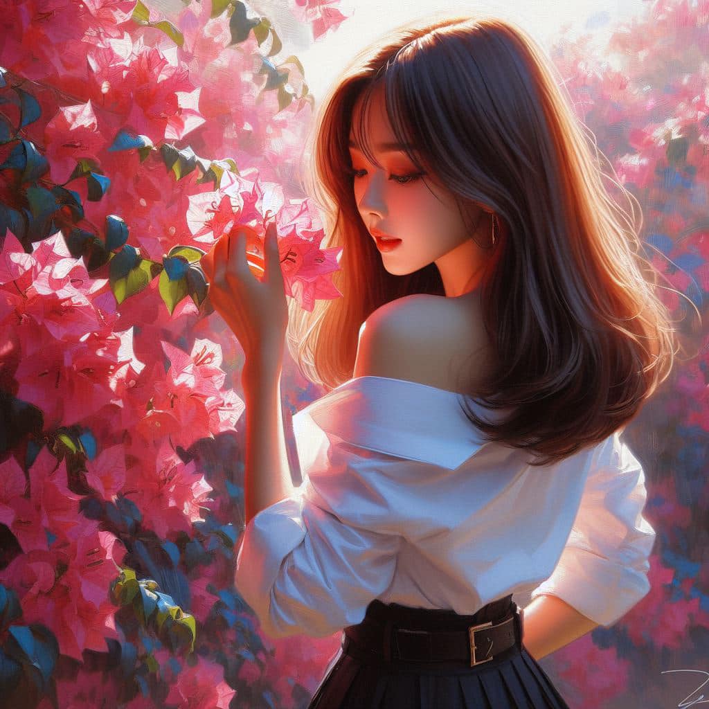 青春的妹子果然好（九重葛風格）