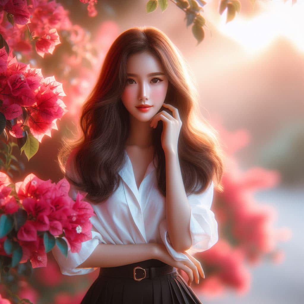青春的妹子果然好（九重葛風格）