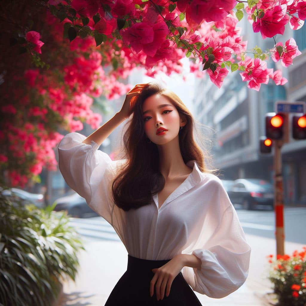 青春的妹子果然好（九重葛風格）