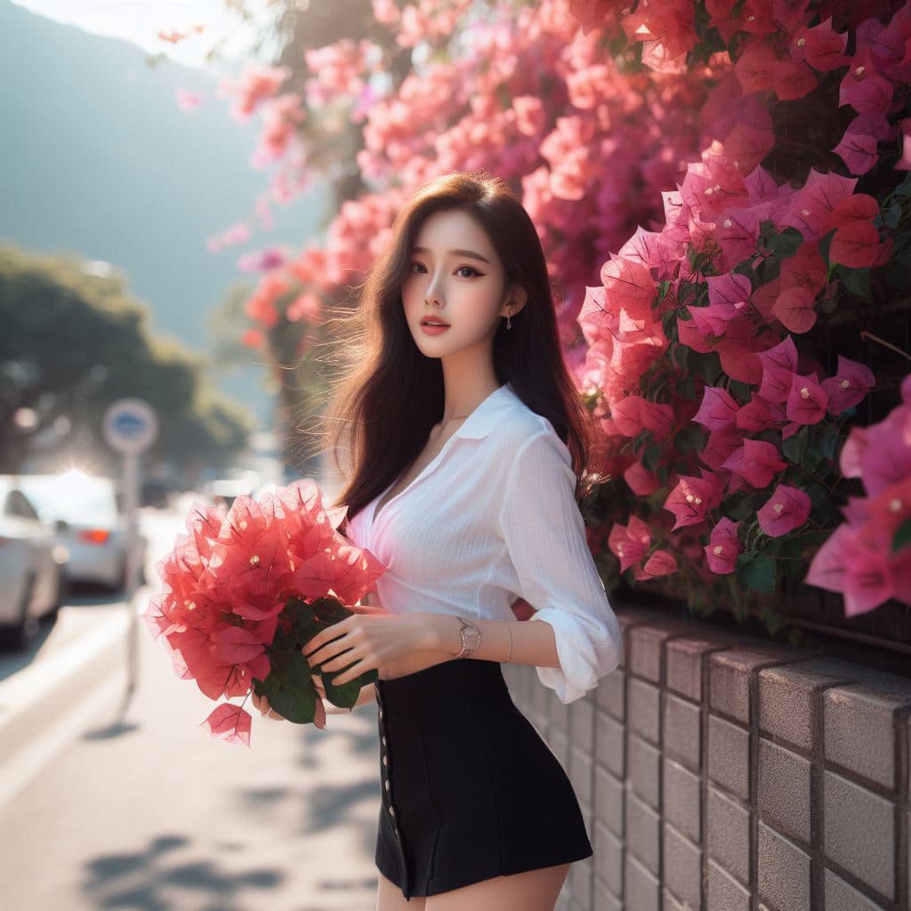 青春的妹子果然好（九重葛風格）