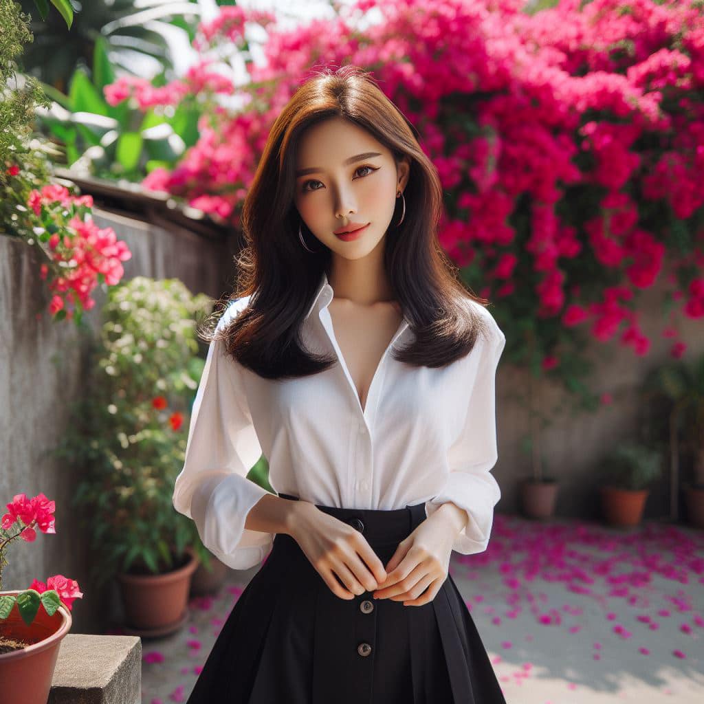 青春的妹子果然好（九重葛風格）