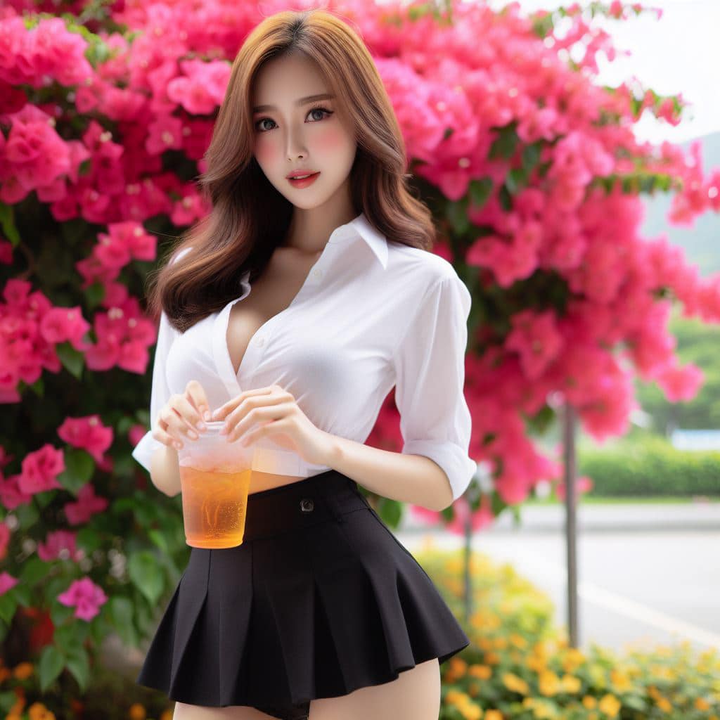 青春的妹子果然好（九重葛風格）