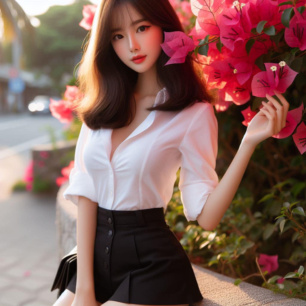 青春的妹子果然好（九重葛風格）