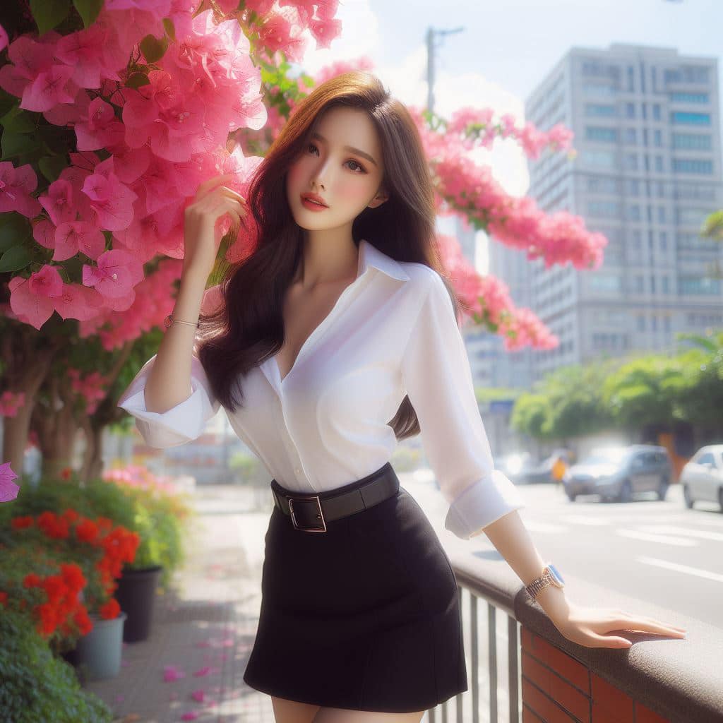 青春的妹子果然好（九重葛風格）