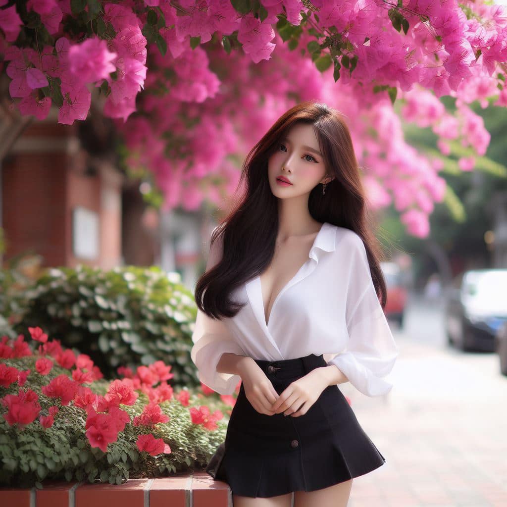 青春的妹子果然好（九重葛風格）