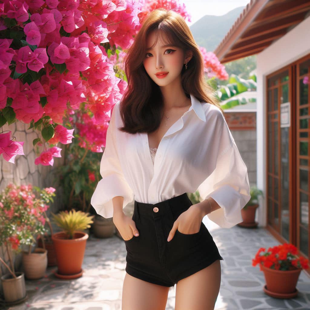 青春的妹子果然好（九重葛風格）