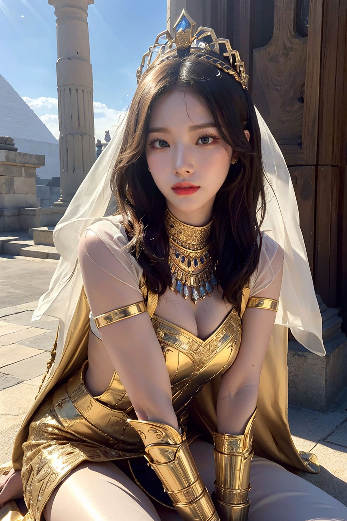 美豔帶一絲霸氣的帝國王女
