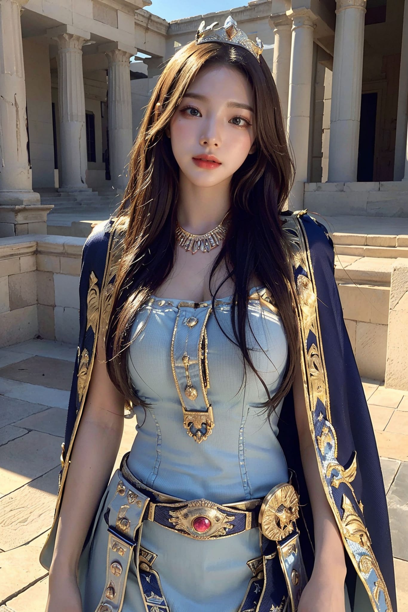 美豔帶一絲霸氣的帝國王女