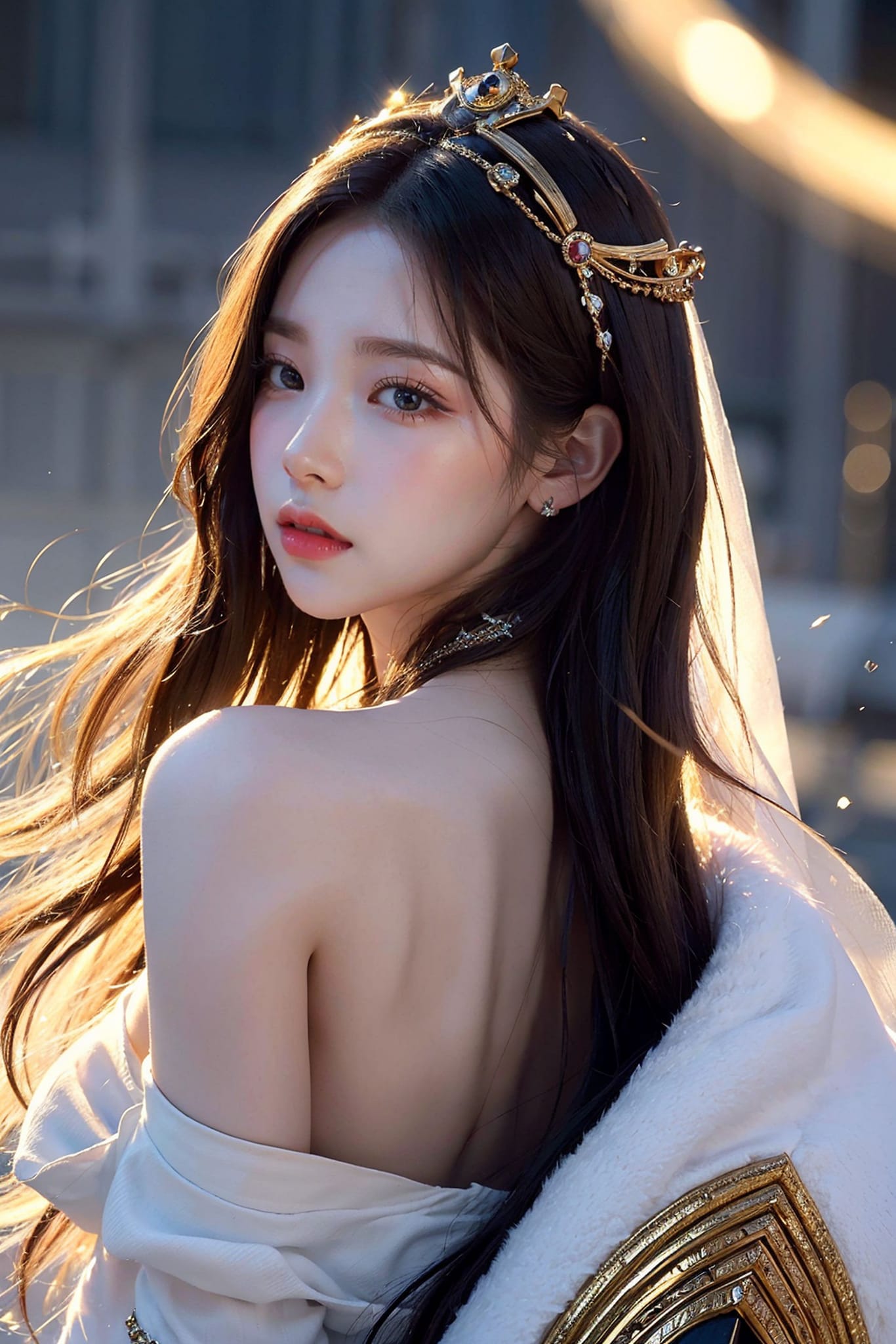美豔帶一絲霸氣的帝國王女