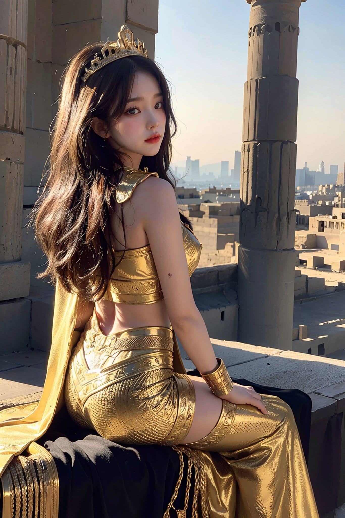 美豔帶一絲霸氣的帝國王女