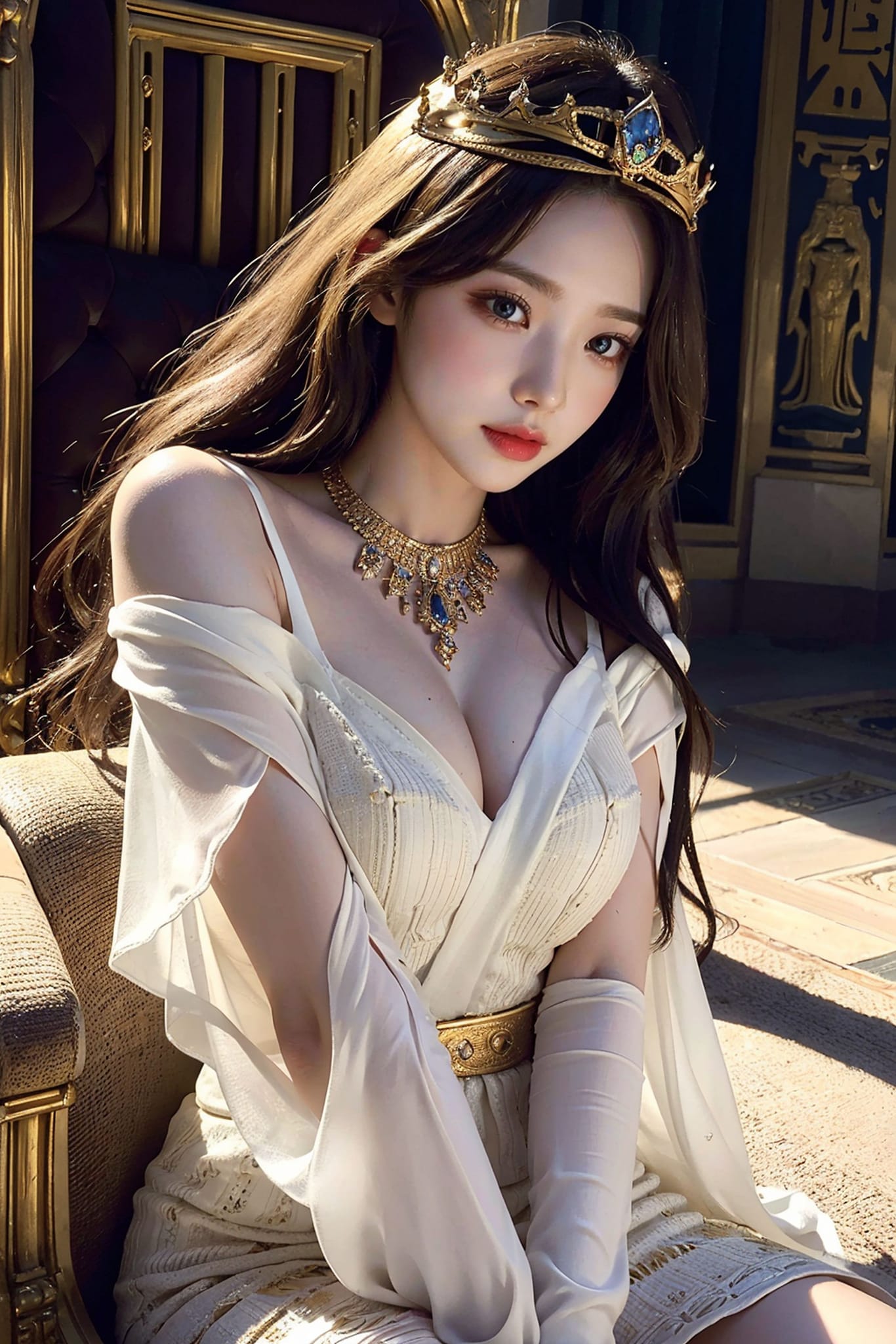 美豔帶一絲霸氣的帝國王女