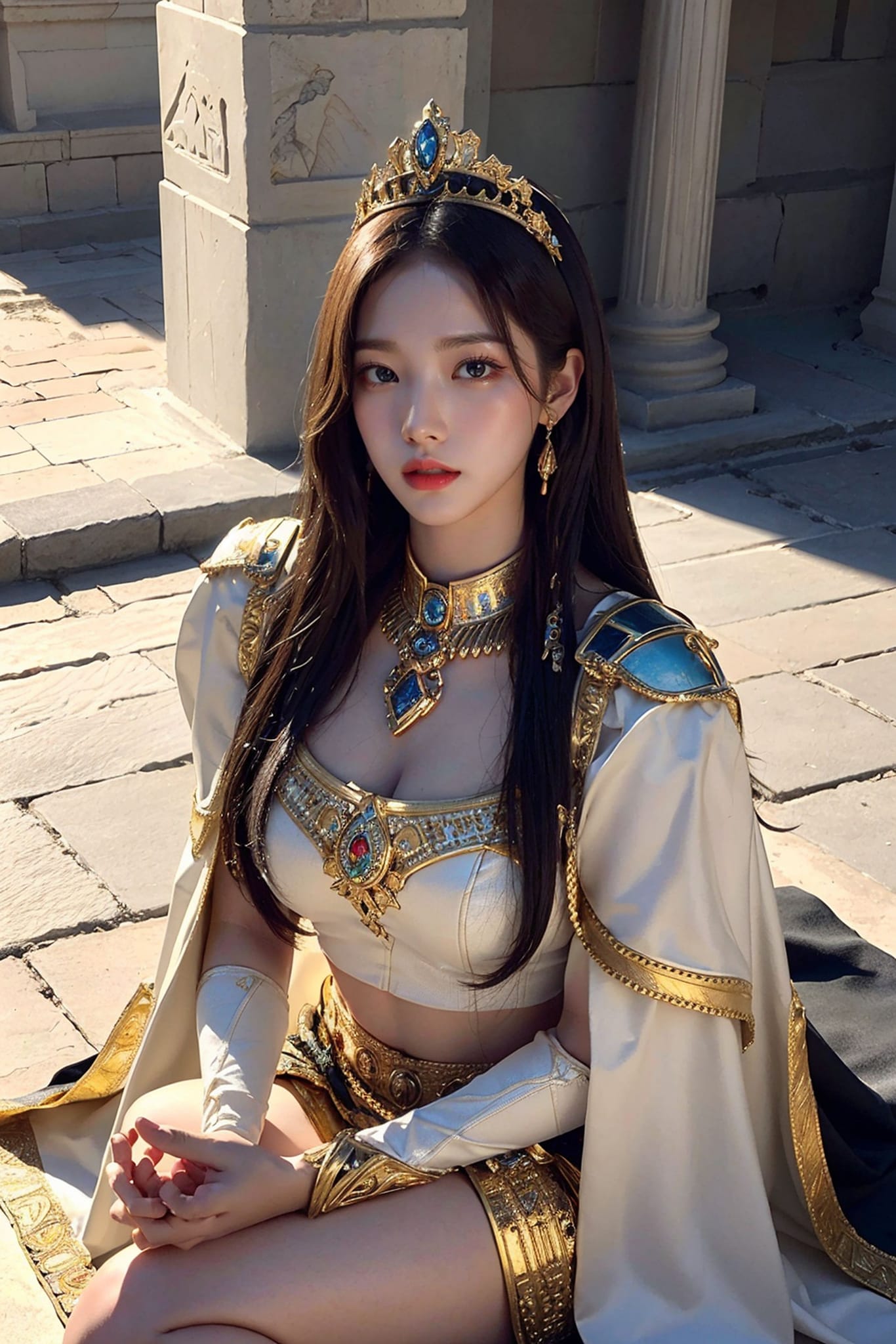 美豔帶一絲霸氣的帝國王女