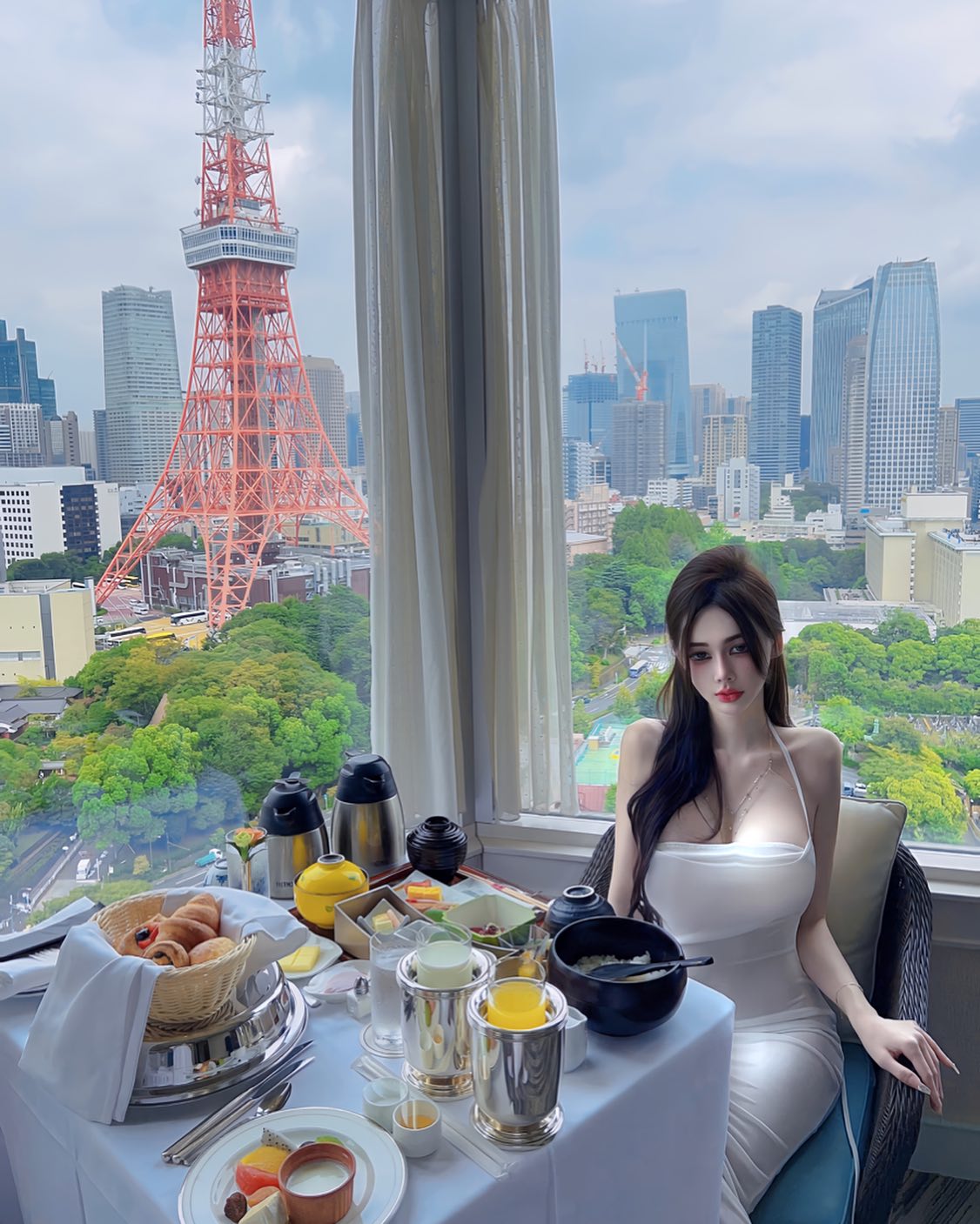 「巨乳JK」日本站台等電車！超發育雙峰和白嫩美腿讓人想搭訕