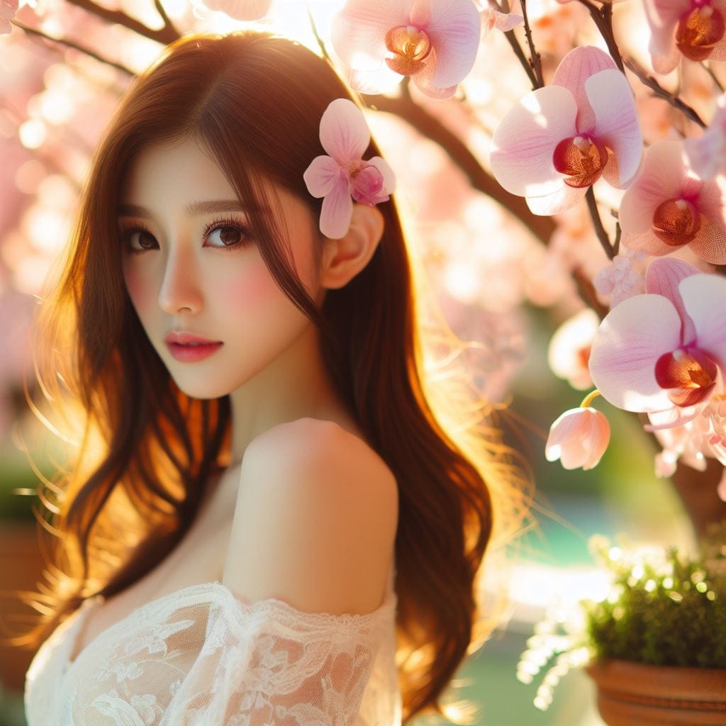 如櫻似蘭如夢似幻的神秘女子