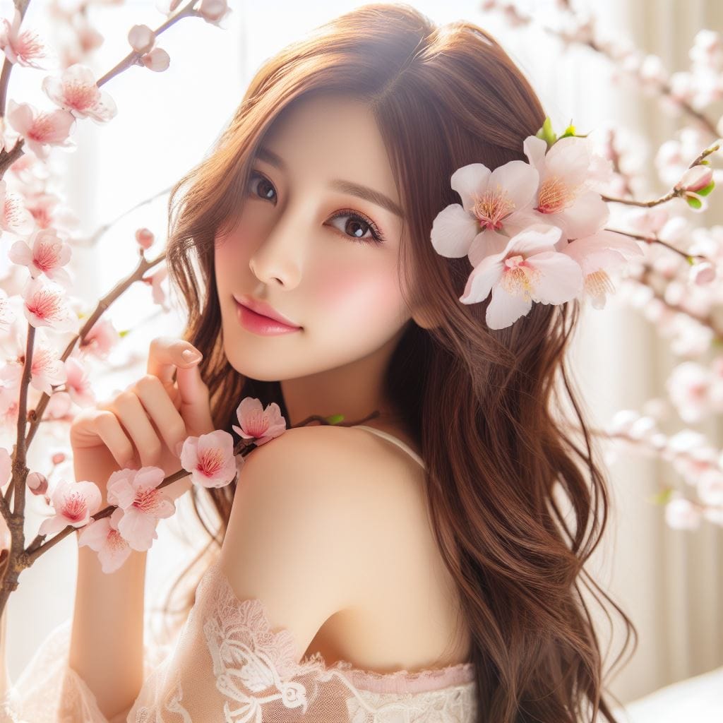 如櫻似蘭如夢似幻的神秘女子