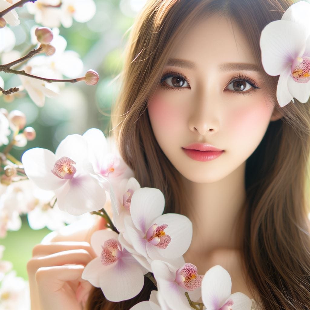 如櫻似蘭如夢似幻的神秘女子
