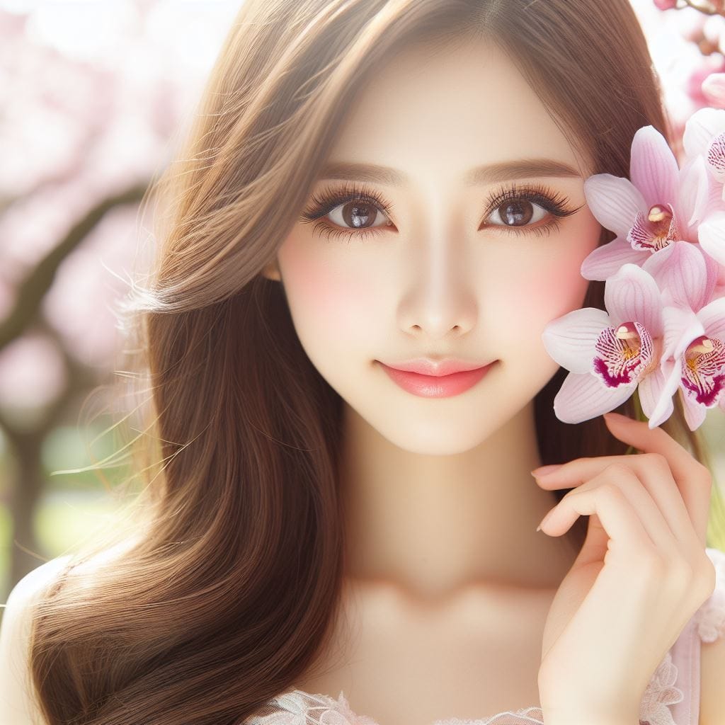 如櫻似蘭如夢似幻的神秘女子