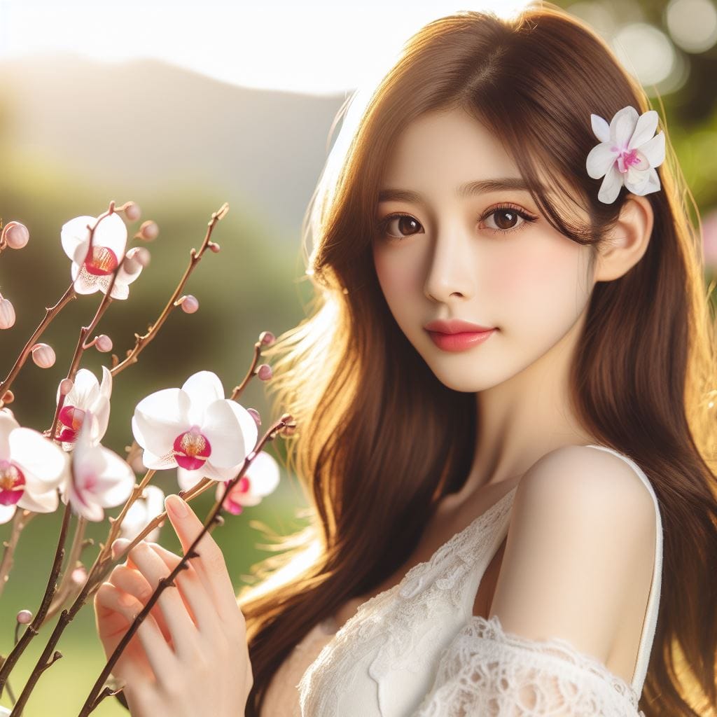 如櫻似蘭如夢似幻的神秘女子