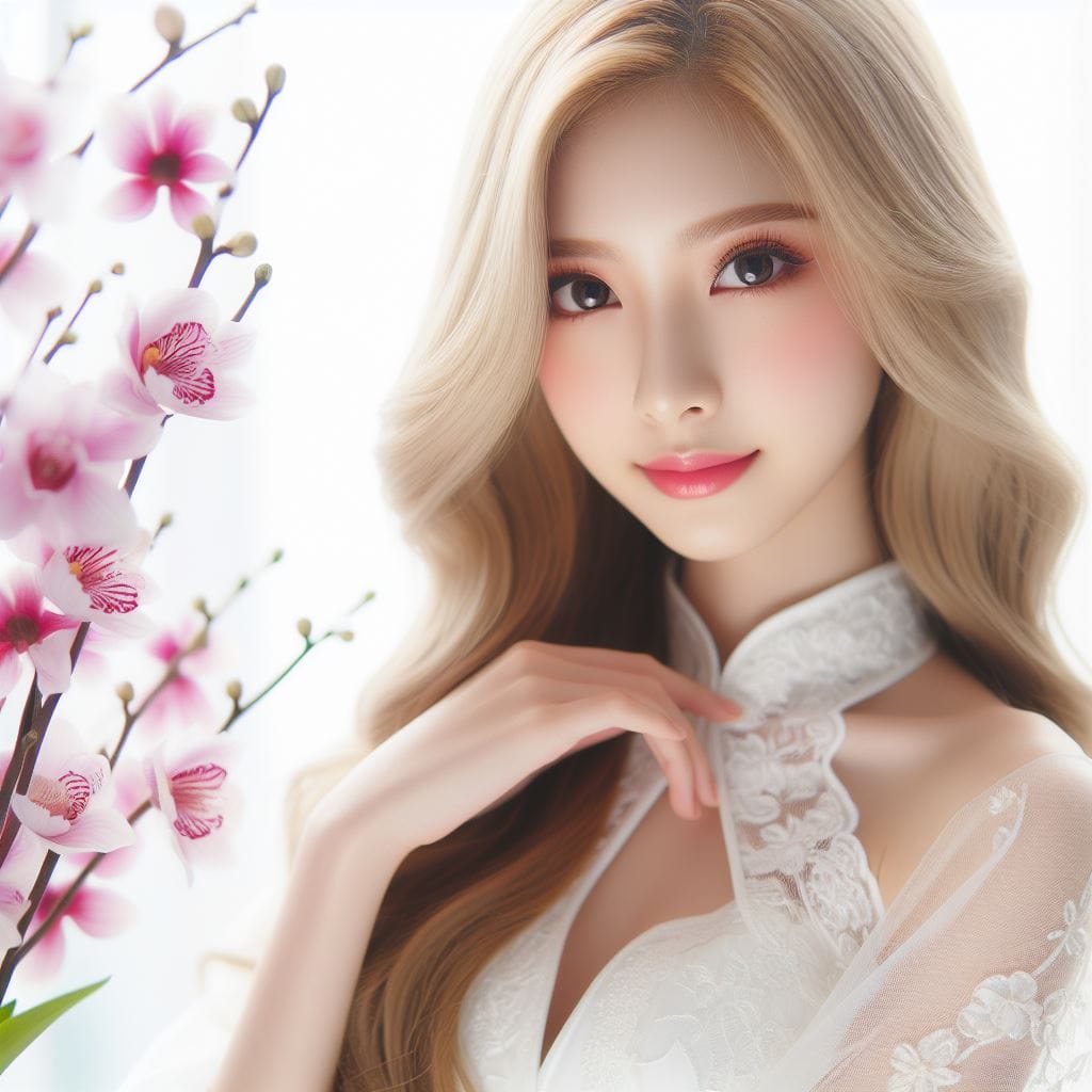 如櫻似蘭如夢似幻的神秘女子