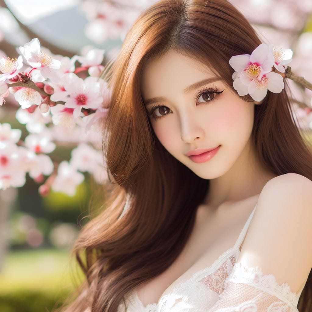 如櫻似蘭如夢似幻的神秘女子