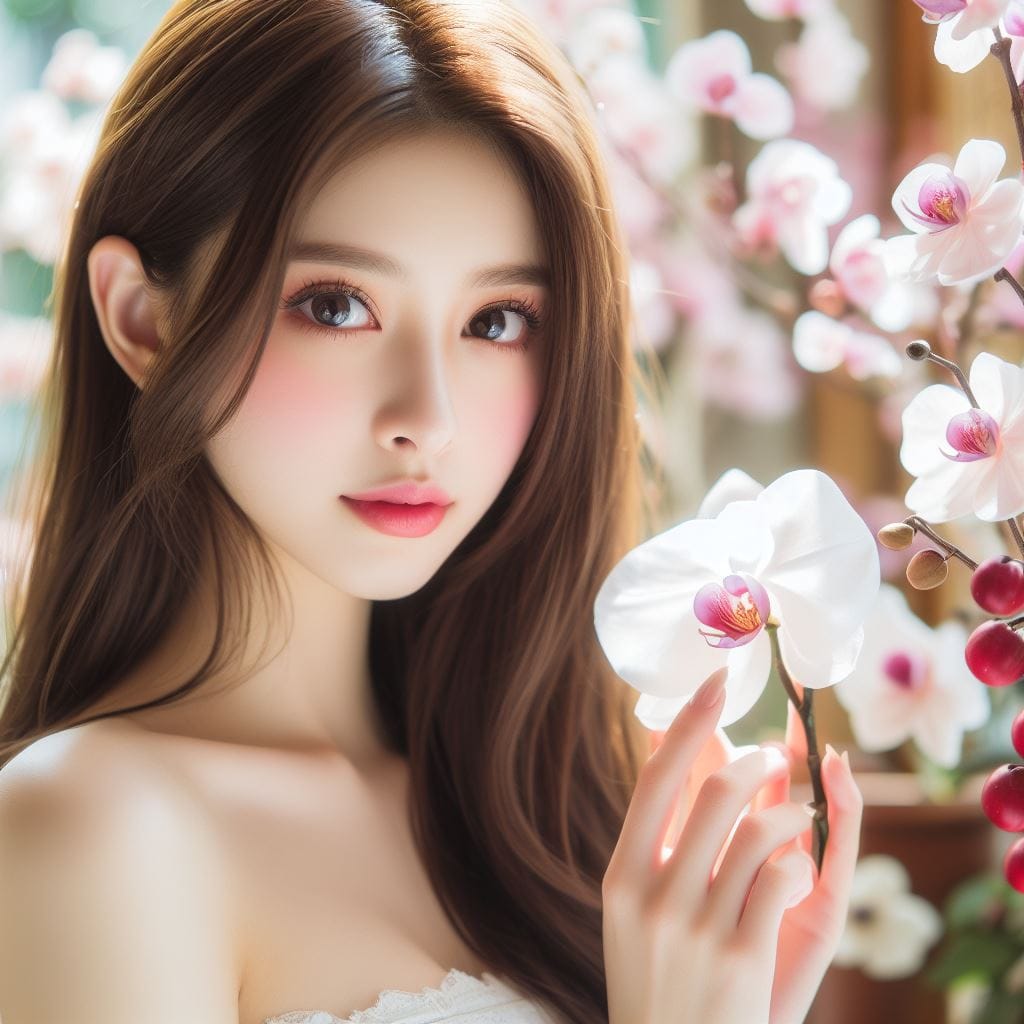 如櫻似蘭如夢似幻的神秘女子