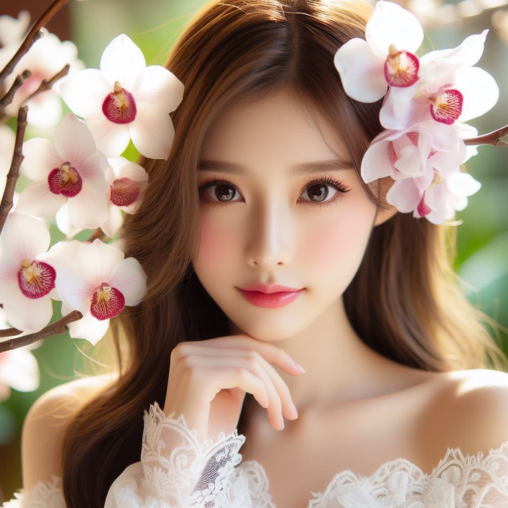 如櫻似蘭如夢似幻的神秘女子
