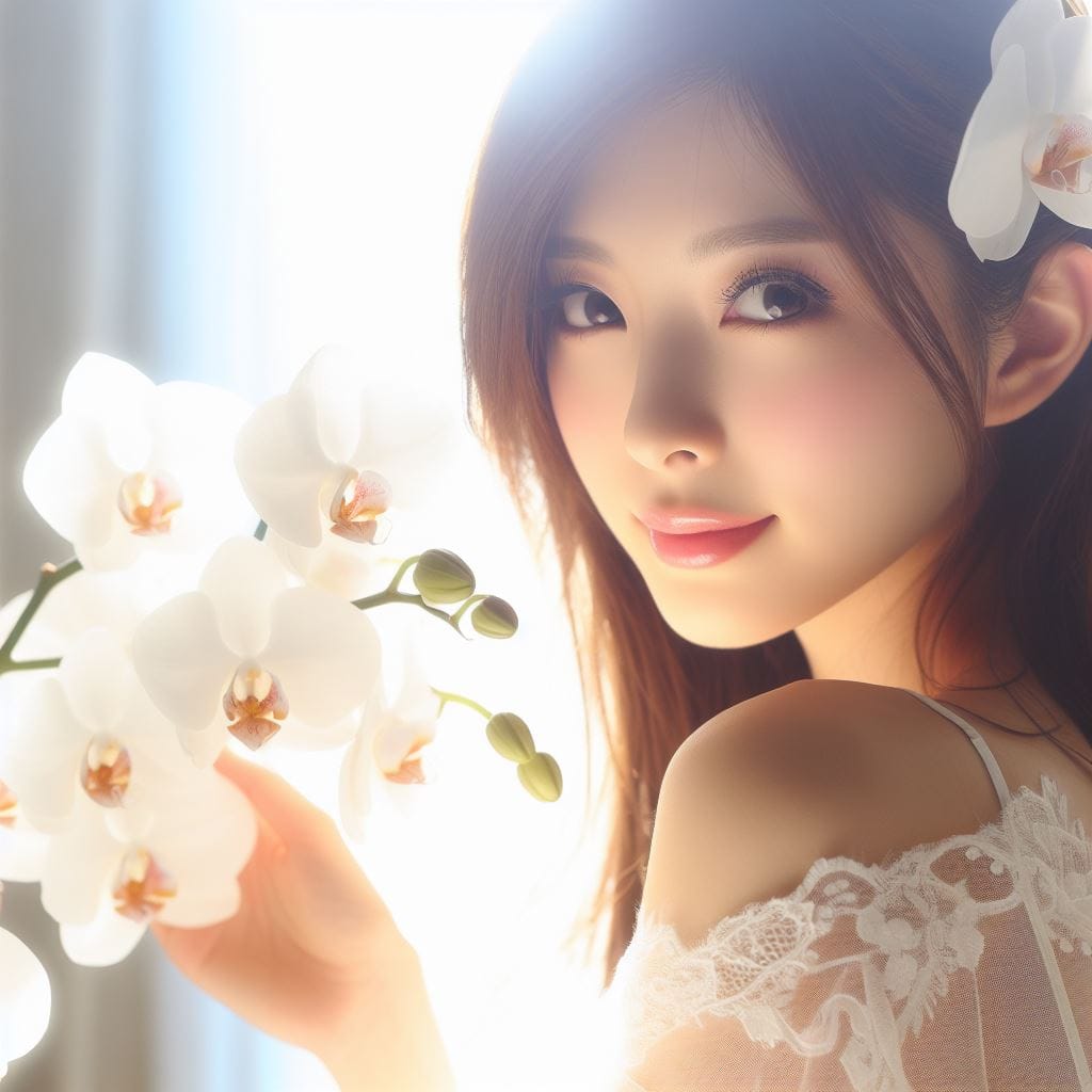 如櫻似蘭如夢似幻的神秘女子