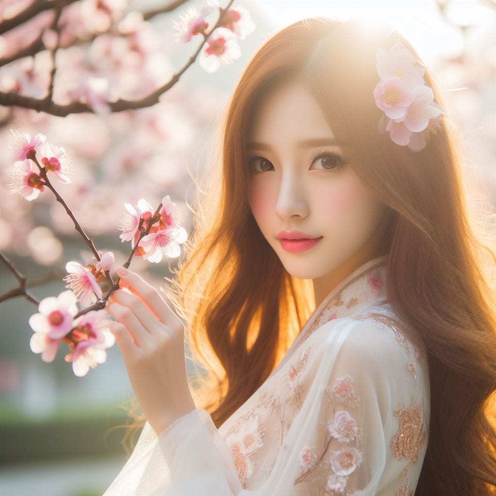 如櫻似蘭如夢似幻的神秘女子